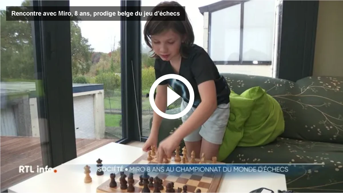 Belgian chess prodigy